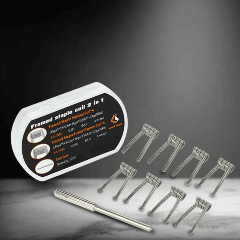 F202 Framed Staple 2 in 1 Prebuilt Coils